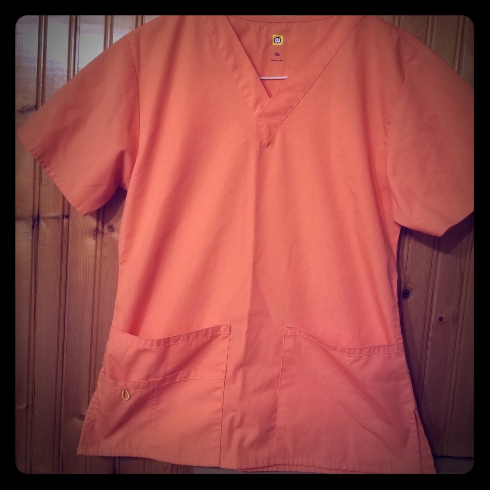 Scrub top.